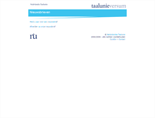 Tablet Screenshot of lijst.taalunie.org